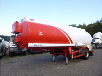 Tankoplegger voor het vervoer van brandstoffen Indox Fuel tank alu 23.8 m3 / 4 comp + pump/counter: afbeelding 1