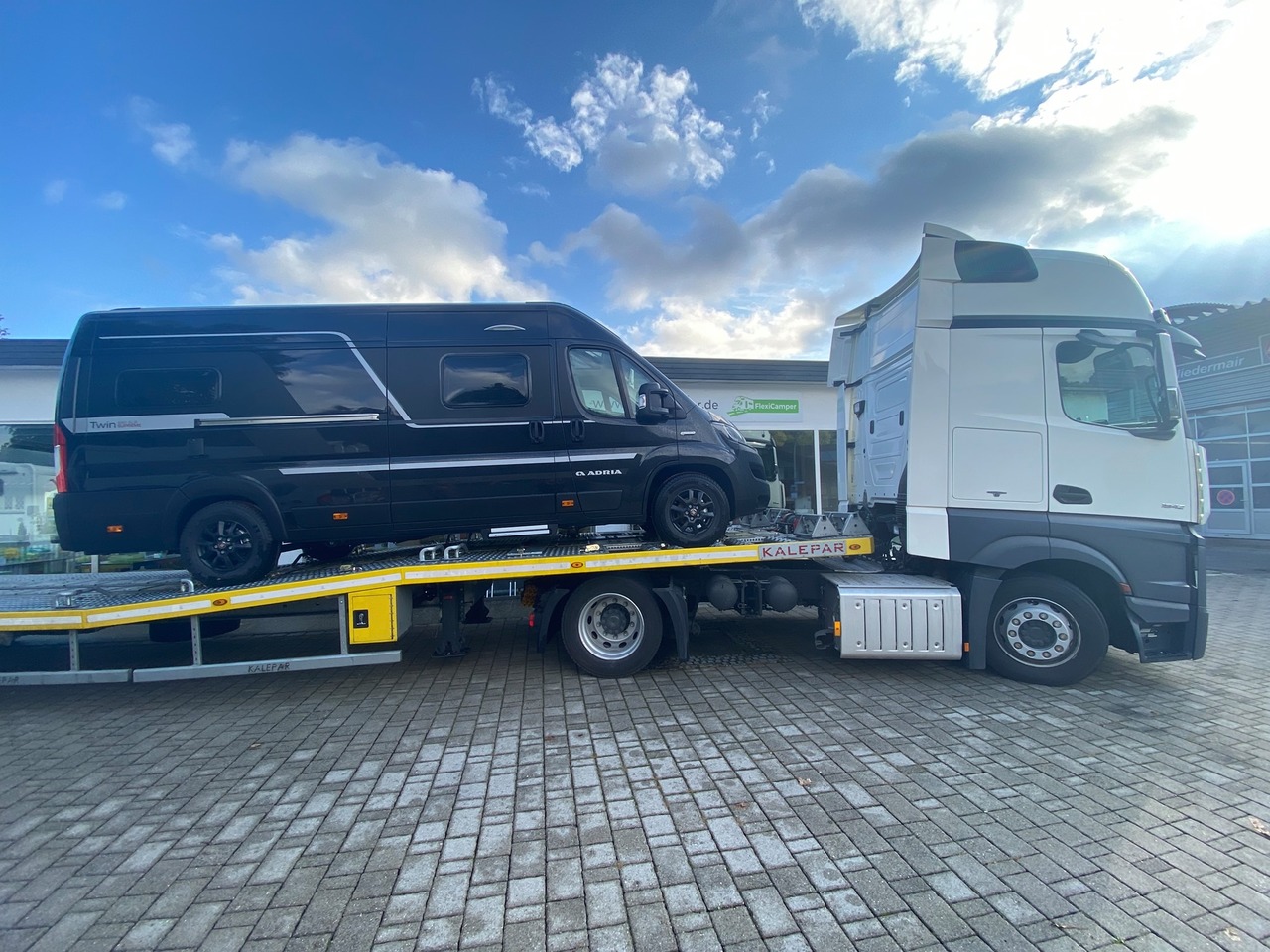 Nieuw Autotransport oplegger KALEPAR KLP 119V3 Car/Caravan/Van/Mobilehome Transporter: afbeelding 6