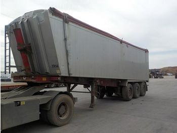  2007 Weightlifter Tri Axle Insulated Bulk Tipping Trailer c/w WLI, Easy Sheet (Plating Certificate Available, Tested 05/20) - Kipper oplegger
