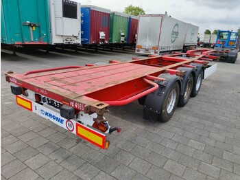 Containertransporter/ Wissellaadbak oplegger Krone SD27 - 3-Assen BPW - DrumBrakes - 1x20FT 2x20FT 1x30FT 1x40FT (O1005): afbeelding 1