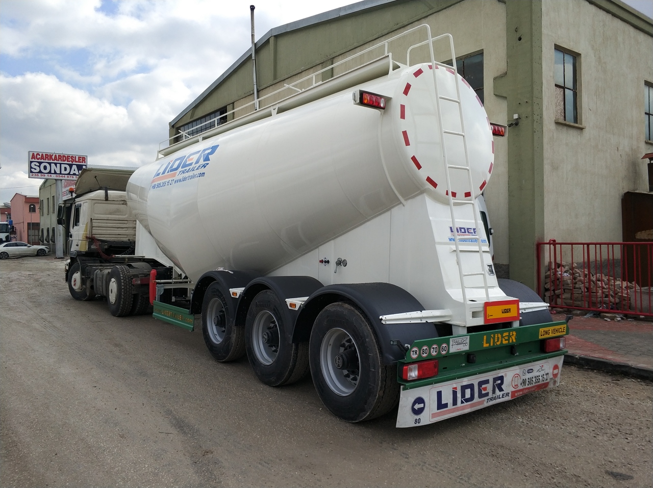 Nieuw Tankoplegger voor het vervoer van cement LIDER 2023 MODEL NEW CEMENT TANKER: afbeelding 16