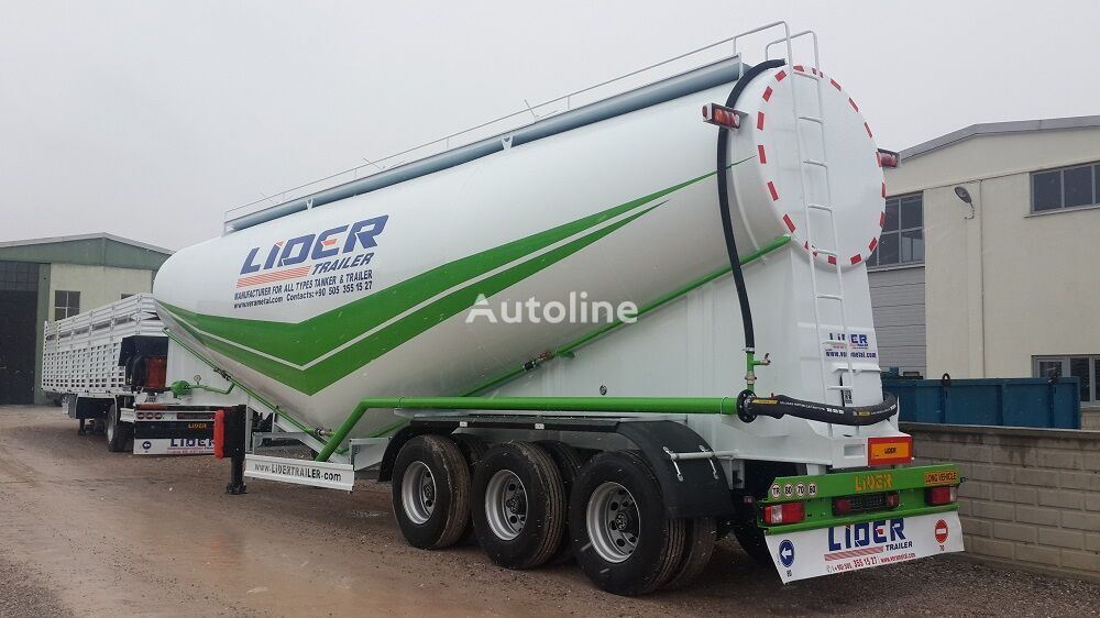 Nieuw Tankoplegger voor het vervoer van cement LIDER 2023 NEW 80 TONS CAPACITY FROM MANUFACTURER READY IN STOCK: afbeelding 15
