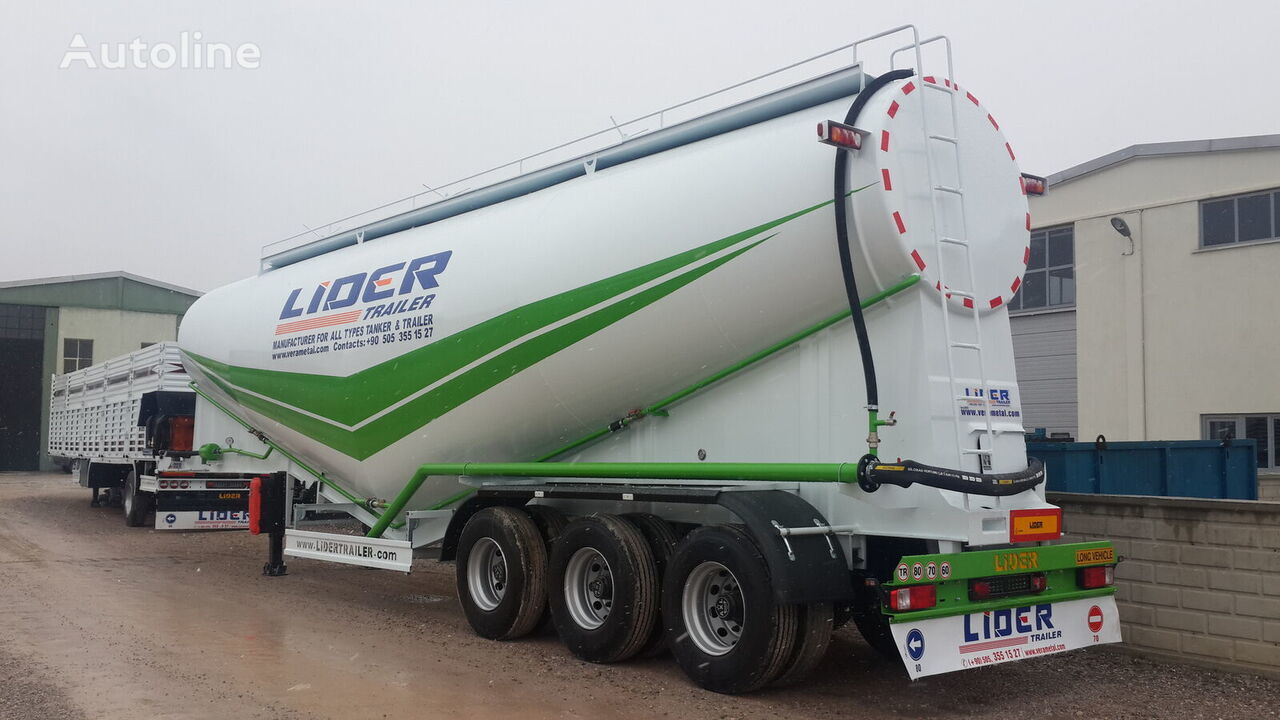 Nieuw Tankoplegger voor het vervoer van cement LIDER 2023 NEW 80 TONS CAPACITY FROM MANUFACTURER READY IN STOCK: afbeelding 16