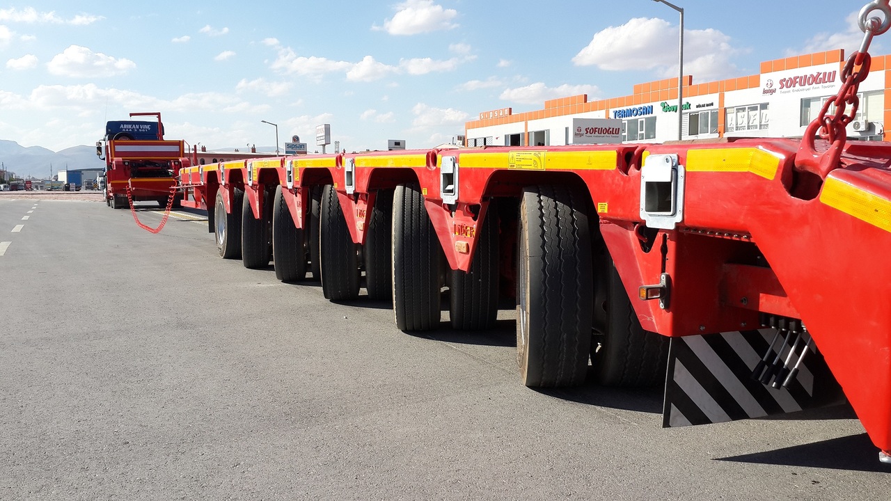 Nieuw Dieplader oplegger LIDER 2023 YEAR NEW MODELS containeer flatbes semi TRAILER FOR SALE: afbeelding 5