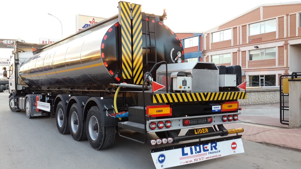 Nieuw Tankoplegger voor het vervoer van bitumen LIDER 2024 MODELS NEW LIDER TRAILER MANUFACTURER COMPANY: afbeelding 3