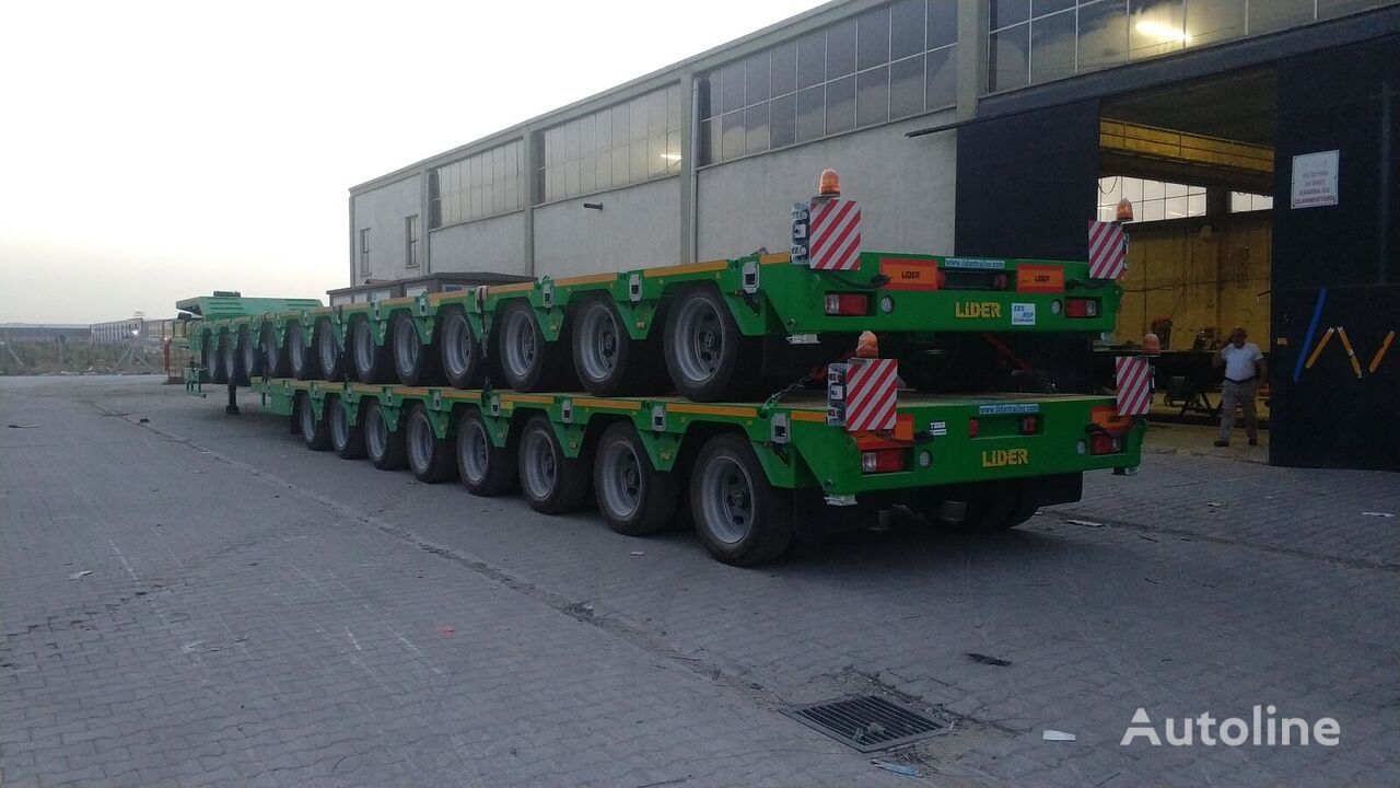 Nieuw Dieplader oplegger LIDER 2024 Model 200 TONS CAPACITY New Productions Directly From Manufacture: afbeelding 11