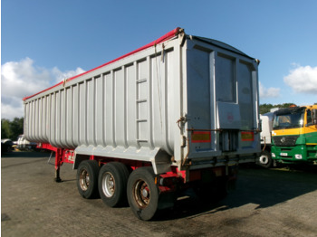 Kipper oplegger Montracon Tipper trailer alu 50.5 m3 + tarpaulin: afbeelding 3