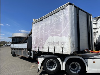 DAPA City trailer with HMF 910 - Open bak met boorden oplegger