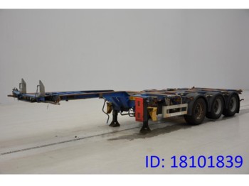 Containertransporter/ Wissellaadbak oplegger Pacton 3 x ausziehbar: 20-30-40-45 ft: afbeelding 1