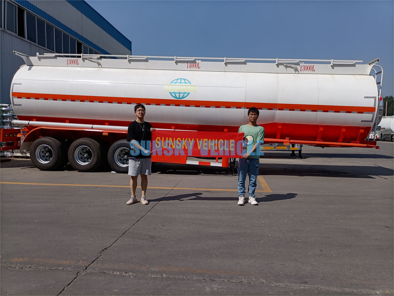 Nieuw Tankoplegger voor het vervoer van brandstoffen SUNSKY Fuel Tanker for sale: afbeelding 6