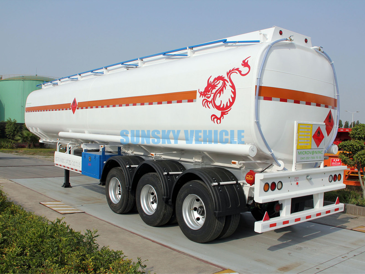 Nieuw Tankoplegger voor het vervoer van brandstoffen SUNSKY Fuel Tanker for sale: afbeelding 15