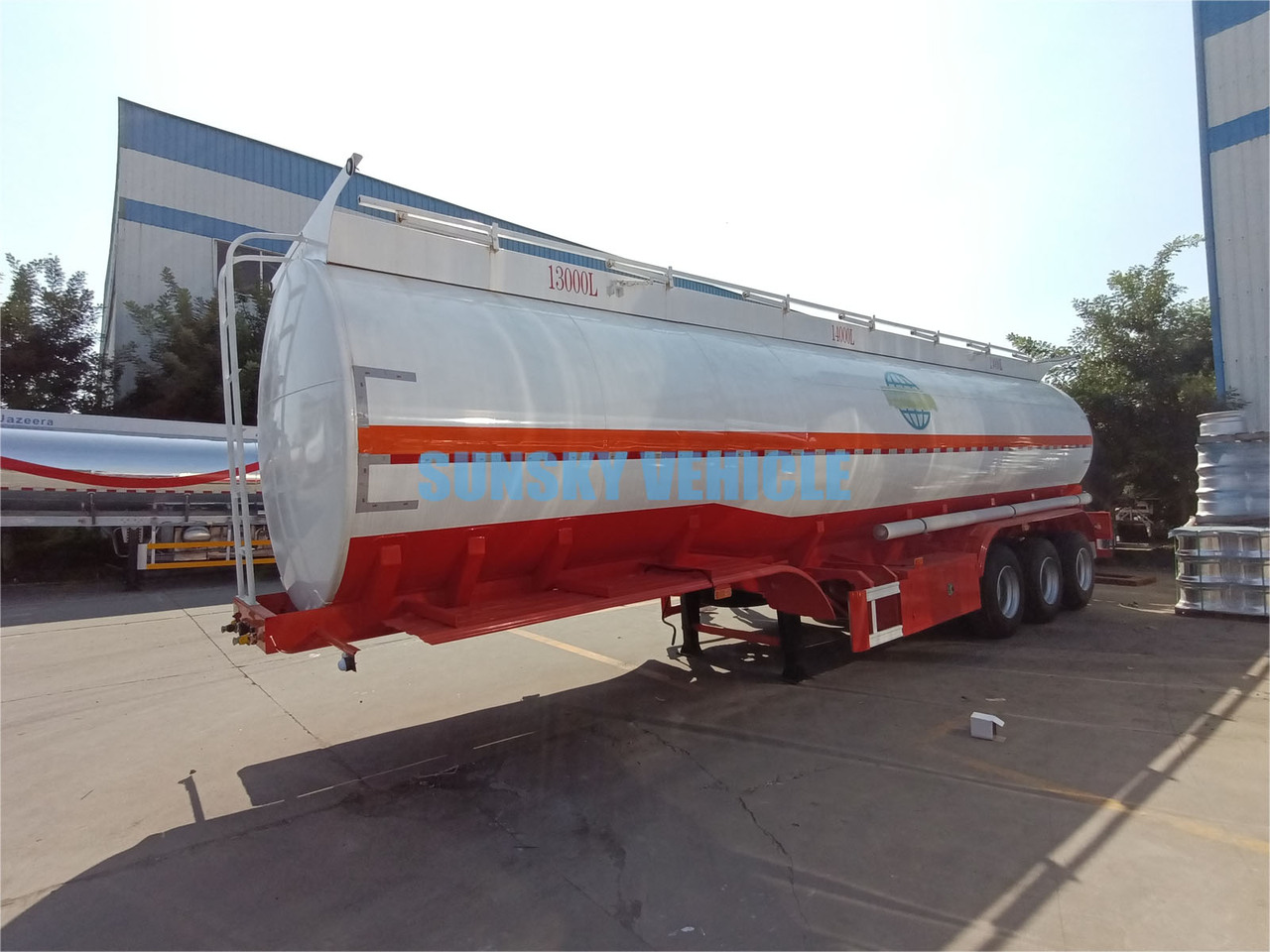 Nieuw Tankoplegger voor het vervoer van brandstoffen SUNSKY Fuel Tanker for sale: afbeelding 7