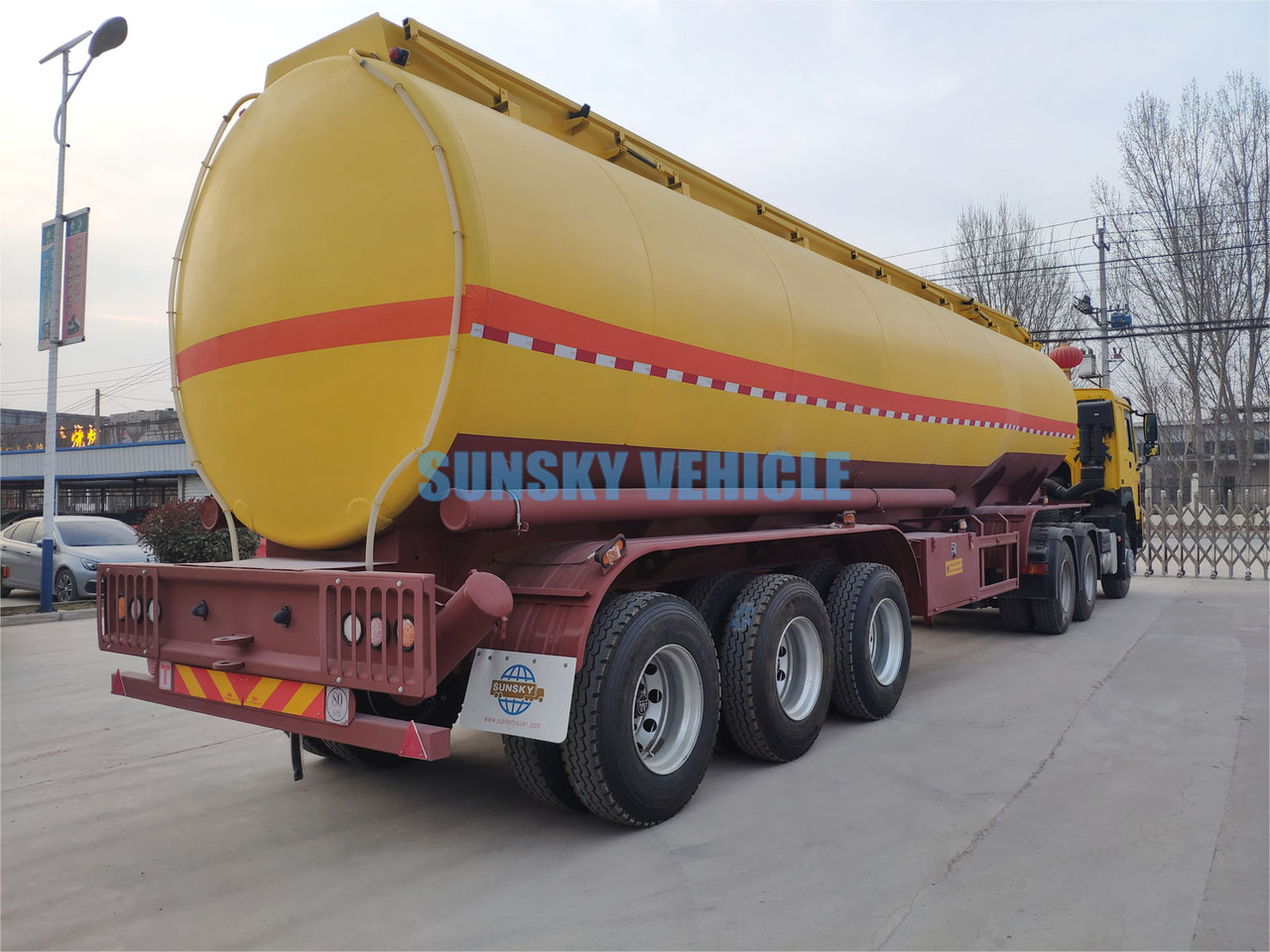 Nieuw Tankoplegger voor het vervoer van brandstoffen SUNSKY Fuel Tanker for sale: afbeelding 10
