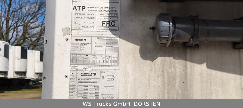 Koelwagen oplegger Schmitz Cargobull SKO 24 Vector 1550 Strom/Diesel: afbeelding 16