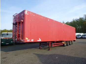 Schuifvloer oplegger Stas Walking floor trailer alu 90 m3