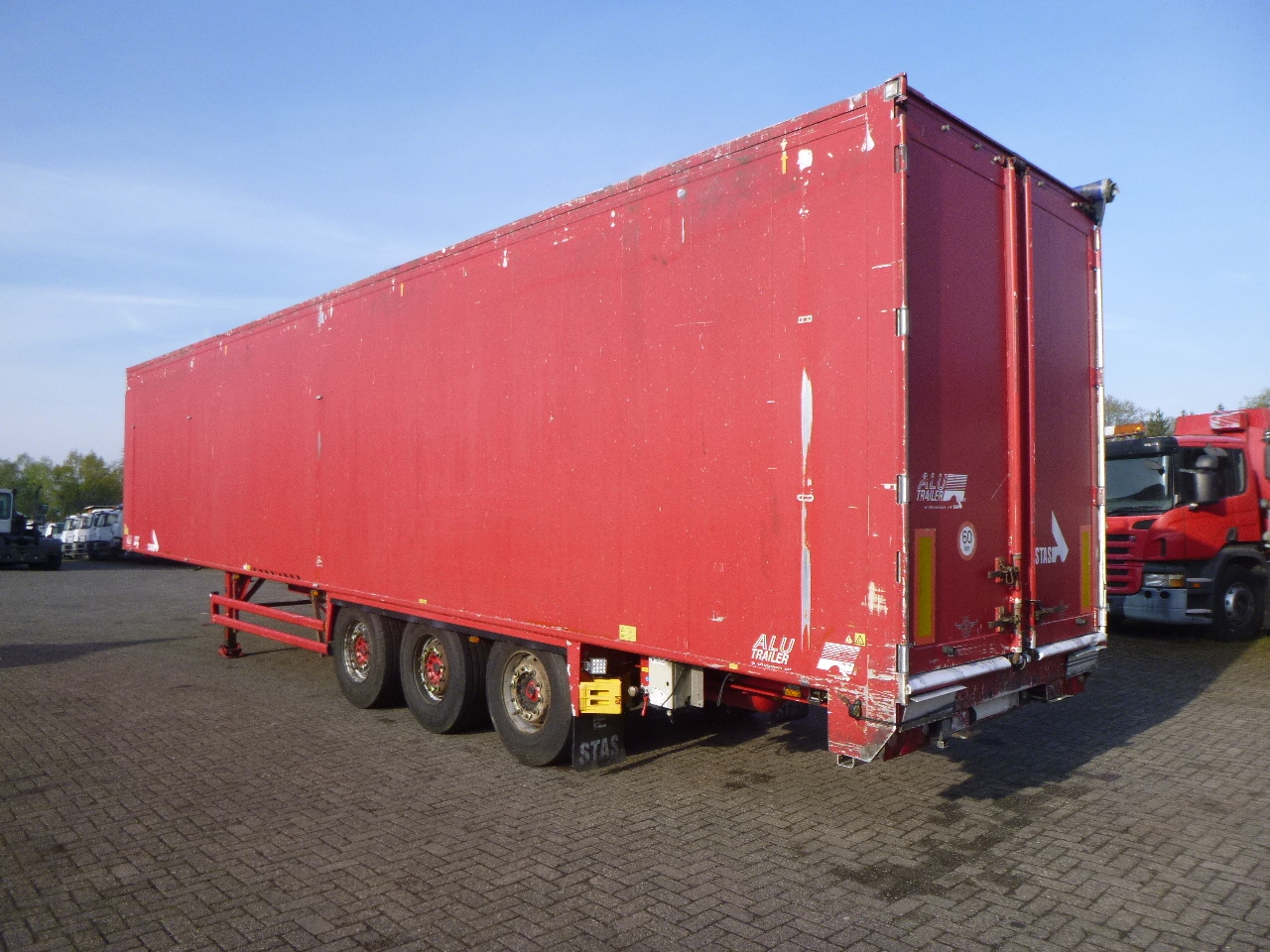 Schuifvloer oplegger Stas Walking floor trailer alu 90 m3: afbeelding 3