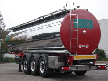 Berger Food - milk tank, 32.000 l., 4 comp., Light weight: 5.660 kg. - Tankoplegger