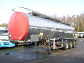 Clayton Chemical tank inox 30.4 m3 / 1 comp + pump - Tankoplegger