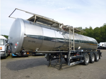 Clayton Food tank inox 23.5 m3 / 1 comp + pump - Tankoplegger