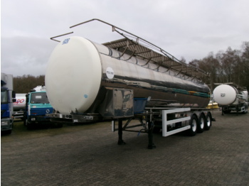 Crossland Food tank inox 35 m3 / 1 comp + pump - Tankoplegger