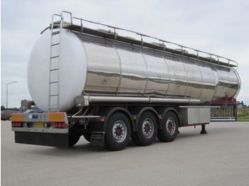 Dijkstra 38.000 L, 1 comp., insulated, pressure, heating - Tankoplegger