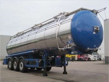 Feldbinder 32.000 l., 3 comp.+ Webasto, weight: 6.750 kg. - Tankoplegger