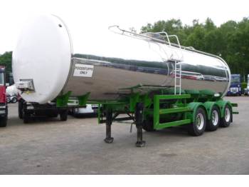 Massey / Crossland Food (milk) tank inox 30 m3 / 1 comp - Tankoplegger