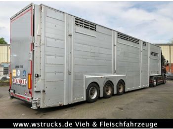 Veewagen oplegger Pezzaioli SBA 63 3Stock Vollausstattung GPS Top Zustand