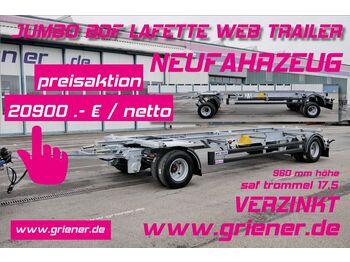 Containertransporter/ Wissellaadbak aanhangwagen WEB TRAILER