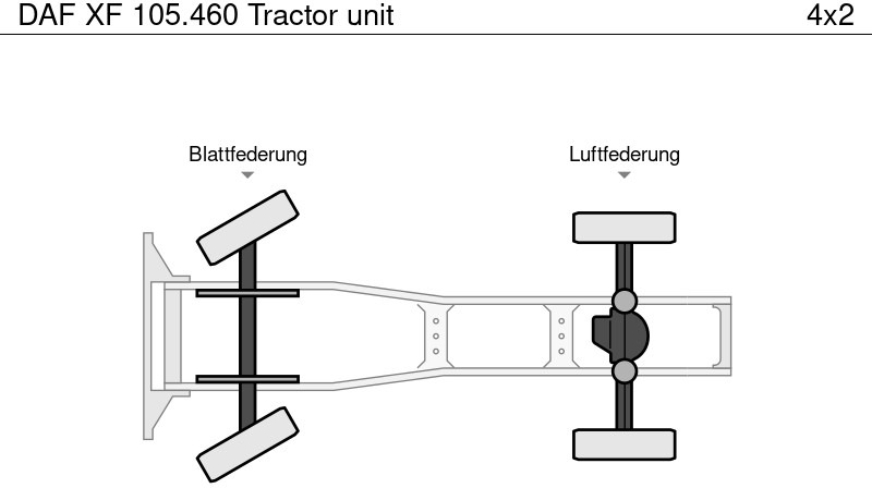 Trekker DAF XF 105.460 Tractor unit: afbeelding 20