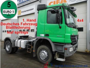 Trekker Mercedes-Benz 2041 Actros 4x4 Deutscher LKW Blattfed. Schalter: afbeelding 1