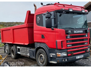 Kipper vrachtwagen SCANIA R124