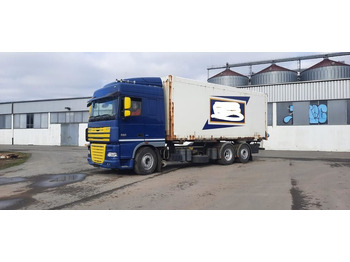 Containertransporter/ Wissellaadbak vrachtwagen DAF XF 105 460