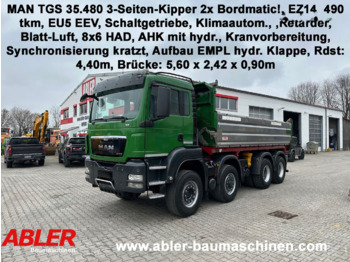 Kipper vrachtwagen MAN TGS 35.480