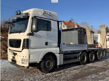 Vrachtwagen met open laadbak MAN TGX