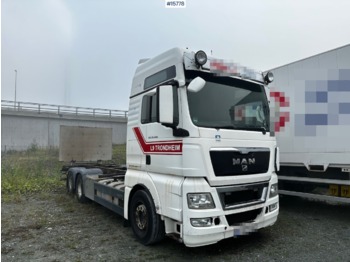Containertransporter/ Wissellaadbak vrachtwagen MAN TGX 26.480