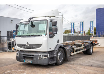 Containertransporter/ Wissellaadbak vrachtwagen RENAULT Premium 340