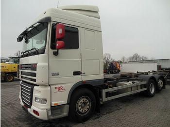Containertransporter/ wissellaadbak vrachtwagen DAF XF105.460 SC, EEV, BDF
