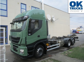Containertransporter/ wissellaadbak vrachtwagen Iveco Stralis AS260S46Y/FSCM