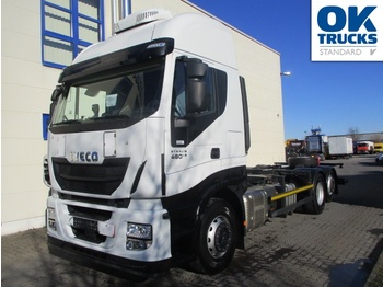 Containertransporter/ wissellaadbak vrachtwagen Iveco Stralis AS260S48Y/FPCM
