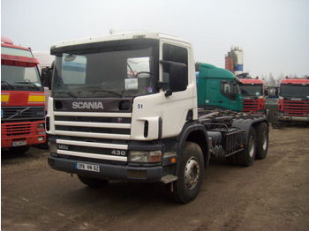 Scania 114 340 6x4 - Containertransporter/ Wissellaadbak vrachtwagen