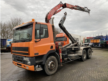 Haakarmsysteem vrachtwagen, Kraanwagen DAF CF 85.340 6X4 MANUAL FULL STEEL + FASSI F150A22: afbeelding 1