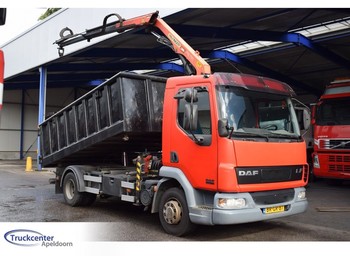 Kipper vrachtwagen DAF LF 45 - 180, 11990 kg total, Manuel Palfinger PK 7001 PKG: afbeelding 1