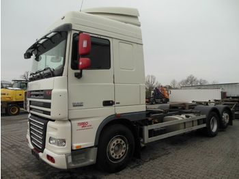 Containertransporter/ Wissellaadbak vrachtwagen DAF XF105.460 SC, EEV, BDF: afbeelding 1
