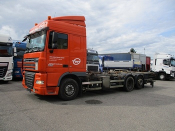Containertransporter/ Wissellaadbak vrachtwagen DAF XF 105.410 BDF, Automatic  ,LBW: afbeelding 1