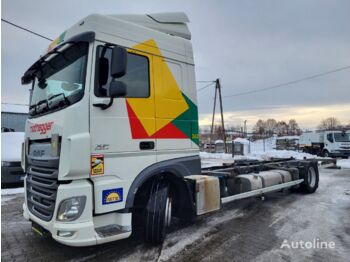 Containertransporter/ Wissellaadbak vrachtwagen DAF XF 410 BDF: afbeelding 1
