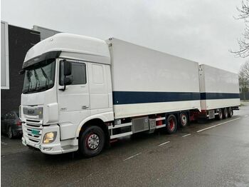 Koelwagen vrachtwagen DAF XF 460 6X2 EURO 6 + TRS FRIGO + GROENEWEGEN 3 AX: afbeelding 1