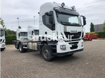 Containertransporter/ Wissellaadbak vrachtwagen Iveco STRALIS AS480.26: afbeelding 1