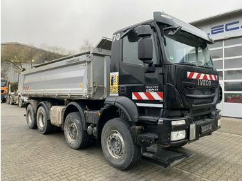 Kipper vrachtwagen Iveco TRAKKER 450 8x4 Euro 6 Dreiseitenkipper Meiller