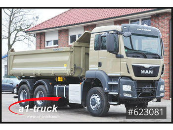 Kipper vrachtwagen MAN TGS 33.440, Meiller D316 Kipper, 6x6,